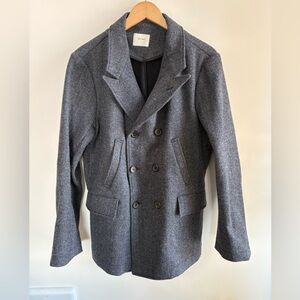 Billy Reid Bond Herringbone Peacoat